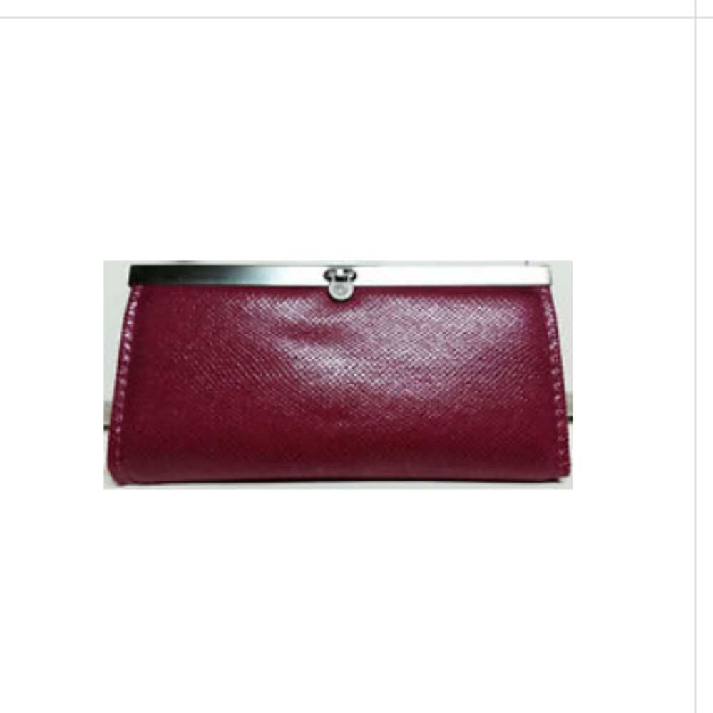 Fuchsia Pink Clutch Purse Wallet Faux Snake Skin